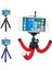 Kırmızı Fghgf Tripod Klip Cep Telefonu Standı Tutucu Standı Esnek Ahtapot Sünger Tripod Braketi Standı Tutucu Mini Esnek Kamera (Yurt Dışından) 2