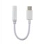 Beyaz Tip C 3.5 Jack Kulaklık USB C 3.5mm Aux Kulaklık Adaptörü Ses Kablosu Huawei V30 Mate 20 P30 Pro Xiaomi Mi 10 9 (Yurt Dışından) 4