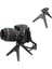 Siyah Evrensel Taşınabilir Katlanır Tripod Standı Canon Nikon Kamera Dv Kameralar Dslr Slr Kamera Tripod Aksesuarları Kayış Kemer (Yurt Dışından) 2