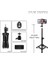 40 cm Fotoğraf Selfie Işığı Tripod Standı 1/4 Vida Kafası ile Bluetooth Uyumlu Uzaktan Telefon Klip Taşınabilir Mini Fotoğraf Stüdyosu (Yurt Dışından) 1