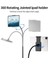 Siyah Moda Tablet Tutacağı Tripod Zemin Standı Ayarlanabilir Fotoğraf Tutucu 4-11 "telefon iPad Fotoğraf Stüdyosu Fotoğraf Aksesuarları (Yurt Dışından) 4