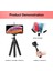 Siyah Klip Yizhestudio Tripod Para Movil Mini Tripod Esnek Sünger Ahtapot Tripodlar Gopro Para Kamera Masaüstü Için iPhone Samsung Klip (Yurt Dışından) 3