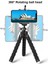 Gümüş Selens Tripod Esnek Sünger Ahtapot Ayarlanabilir Mini Kamera Tripodu Telefon Tutucu Klip Standı IPhone Xiaomi Huawei Ipad (Yurt Dışından) 3