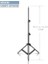 100 cm Tripod 37/68/100/150/200 cm Selfie Işığı Tripod 1/4 Vida Kafası Fotoğraf Taşınabilir Standı Trepied Akıllı Telefon Mini Fotoğraf Stüdyosu (Yurt Dışından) 1