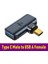 AD083 100W Manyetik USB 4.0 Tip-C Otg Adaptörü 40GBPS Metal Thunderbolt Hızlı Şarj Usb-C 8k Video Dönüştürücü Macbook Telefon Ipad Için (Yurt Dışından) 1