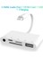 3.5mm USB Sd Tf Chg Lightning - RJ45 Ethernet Otg Adaptörü Iphone/ipad Lan Kablolu Ağ Hub'ı, USB 3 Kamera Adaptörü ve Şarj Bağlantı Noktası ile (Yurt Dışından) 1