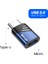 Mikro F-Cm Mavi Elough Tip C Erkek Usb3.0 Dişi Adaptör Mikro Tip C Erkek Macbook Xiaomi Samsung Otg Için Usb2.0 Dişi Dönüştürücü (Yurt Dışından) 1
