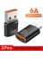 3x Type C - USB A 3/1pcs 6A USB - Type C Otg Adaptörü 120W Usb-C Erkek - Type-C Dişi Şarj Aleti Dönüştürücü Macbook Samsung Için Veri Aktarım Adaptörü (Yurt Dışından) 2
