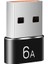 1 Adet Siyah 6A Tip C Dişi USB A Erkek Otg Adaptörü USB C Şarj Kablosu Dönüştürücü Iphone Ipad Oneplus 11 11R Piksel 7 Samsung S23 Plus (Yurt Dışından) 1