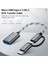 Gri Yüksek Kaliteli Hızlı Transfer Veri Kablosu Telefon Tablet Mikro Usb/tip-C'den USB 3.0'a 2'si 1 Arada Adaptör Otg Kablo Erkek Kadın (Yurt Dışından) 2