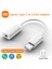 Beyaz 1 Adet Orijinal USB Tip C 3.5mm Jack Ses Adaptör Kablosu Aux Xiaomi Mi 12 11 9 Pro Redmi K40 Pad 5 Kulaklık Dac Dönüştürücü Tipo (Yurt Dışından) 2
