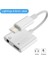 Yıldırım Için 3.5mm Yıldırım Için 3.5mm 2 In 1 Kulaklık Ses Adaptörü iPhone 11 12 Pro 7 8 Artı x Şarj Kablosu Telefon Aux Çift Jack Splitter (Yurt Dışından) 1