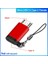 Micrototypec F Kırmızı USB C Tipi Otg Adaptör Tipi C USB C Erkek Macbook Xiaomi Samsung Mikro Için USB 3.0 Dişi Dönüştürücü Usbc Otg Konektörü (Yurt Dışından) 1