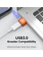 10A C-U Turuncu 10A USB C Tipi Otg Adaptör USB Usb-C Erkek Mikro USB Tip-C Dişi Dönüştürücü Macbook Samsung S22 USB C Otg Konektörü (Yurt Dışından) 2