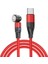 Kırmızı 2m Kablo 60W Pd Hızlı Şarj Kablosu USB Tip C Mikro Manyetik Veri Kabloları iPhone Şarj Kablosu Macbook Dizüstü Bilgisayar Için Mikro (Yurt Dışından) 1