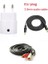 Ab Ac 110V 220V Ses Adaptörü USB Duvar Şarj Cihazı Kablosuz Bluetooth Alıcı Adaptörü 3.5mm Aux V5.0 Ses Müzik Alıcısı Ab Abd Tak (Yurt Dışından) 1