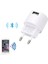 Ab Ac 110V 220V Ses Adaptörü USB Duvar Şarj Cihazı Kablosuz Bluetooth Alıcı Adaptörü 3.5mm Aux V5.0 Ses Müzik Alıcısı Ab Abd Tak (Yurt Dışından) 3