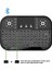 Gösterildiği Gibi Ryra A8 Mini Bluetooth Klavye 2.4g Çift Modlu El Klavye LED Arkadan Aydınlatmalı Fare Touchpad Pencere Android Için Uzaktan Kumanda (Yurt Dışından) 2