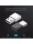 Beyaz Bluetooth USB Adaptörü 5.0 Yüksek Hızlı Sabitleyici Araba Radyo Subwoofer Amplifikatör Multimedya Ses Adaptörü Klavye Fare (Yurt Dışından) 5