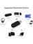 Gümüş Kablosuz Bluetooth 5.0 USB Adaptörü Bluetooth Alıcısı 3.5mmaux Ses Adaptörü Kulaklık Hoparlör Araç Kiti Stereo Müzik Alıcısı (Yurt Dışından) 3