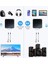 Siyah Bluetooth 5.0 Ses Alıcı Verici 3.5 mm Aux Rca Jack Stereo Müzik Araba Tv Pc Hoparlörler Için Bluetooth Kablosuz Ses Adaptörü (Yurt Dışından) 4