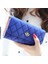 Bayan Clutch Uzun Çanta Cüzdan Kartlıklı Çanta Çanta Siyah (Yurt Dışından) 1