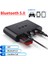 Hıçbır Rca Kablosu Bluetooth 5.0 Ses Alıcısı U Disk Nfc Rca 3.5mm 3.5 Aux Jack Stereo Müzik Kablosuz Adaptör Için Mic ile Araç Kiti Hoparlör (Yurt Dışından) 3