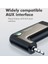 Siyah Hoco Bluetooth Alıcısı 3.5mm Aux Jack Ses Kablosuz Bluetooth Adaptörü Araba Pc Için Kulaklıklar/hoparlörler Bluetooth 5.0 Reseptör (Yurt Dışından) 3