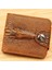 Erkek Cüzdan Deri Hakiki Kısa Çanta Billetera Hombre Cüzdan Vintage Stil Cartera Hombre Timsah Cüzdan Erkekler Için Carteras (Yurt Dışından) 2