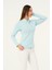 Mswkadın Regular Fit Sky Blue Uzun Kollu Polo 2