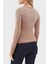 Ls Rn Yün Karışımlı Slim Fit Bisiklet Yaka Kazak Kadın Kazak W3BR26Z3AE0 F1KK 2