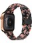 Apple Watch(42/44/45/46/49 Mm)Seri Ultra 1/2 10 9 8 7 6 Se 5 4 3 2 Pimli Ayarlanabilir Doğal Reçine Kordon 2