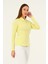 Mswkadın Regular Fit Sarı Uzun Kollu Polo 2