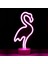 Usb’li Flamingo Neon LED Işıklı Masa ve Gece Lambası Dekoratif Aydınlatma - FC247 1