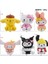 Kuromi My Melody Cinnamoroll Pochacco Pompompurin Hello Kitty 6 Parça Figür Seti 2