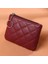 [happytree] Kadın Pu Deri Zip Para Cüzdan Anahtarlık Moda Küçük Çanta Para Tasarımcısı Elmas Desen Kısa Değişim Kese Bozuk Para Cüzdanı (Yurt Dışından) 4