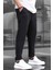 Siyah Basic Waffle Kumaş Erkek Pantolon 6509 1