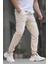 Taş Rengi Kargo Cep Jogger Pantolon 5437 2