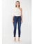 Banny Jeans Kadın Skinny Fit Esnek Pantolon Koyu Mavi 1