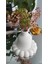Beton Bubble Tabak ve Pampas Vazosu Dekoratif Set 1