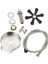 Dıy Lavabo I Aksesuarları 8 cm Adaptü 1/2 Inç, Sütü (Yurt Dışından) 2