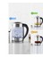 LED Işıklı Premium Kettle Cam Bitki Çayı Makinesi / Su Isıtıcı Inox 2202 Paslanmaz Çelik 5