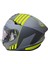 Helmets Kapalı Kask (Mat Siyah/sarı) 2