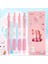 Cicibears 4 Adet/paket Kahve Serisi 0.5mm Jel Kalem Seti - Pembe (Yurt Dışından) 1