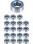20PCS MR105- 5X10X4MM Rulmanlı Çelik Çift Korumalı Minyatür, Mavi (Yurt Dışından) 1