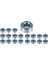 20PCS MR105- 5X10X4MM Rulmanlı Çelik Çift Korumalı Minyatür, Mavi (Yurt Dışından) 2