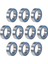 20 Adet 6700-YÜKSEK Kalite 6700 10X15X4MM Minyatür Conta Sabit Bilyalı Rulman, Mavi (Yurt Dışından) 1