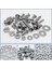 1110PCS Somun ve Cıvata Çeşitleri Kiti, Vidalar, Somunlar, Cıvatalar ve Rondelalarla Paslanmaz Çelik Kit (4-40 6-32 8-32 10-24) (Yurt Dışından) 2