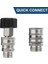 Paslanmaz Çelik Basınçlı Yıkama Makinesi Hızlı Bağlantı Kiti, M22 14MM - 3/8ın Hızlı Bağlantı,3/4ın - 1/2ın Hızlı Çıkarma Adaptörü (Yurt Dışından) 3