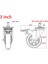 Küçük Tekerlekler, 4 Pcs M16 Dişli Frenli Ağır Hizmet Tekerlekleri Evrensel 360° Dönebilen Doğa Arabası Değiştirmeleri 3 Inç (Yurt Dışından) 3